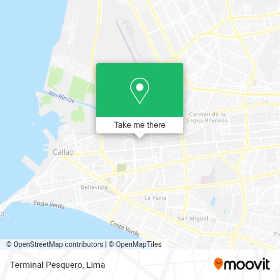 Terminal Pesquero map