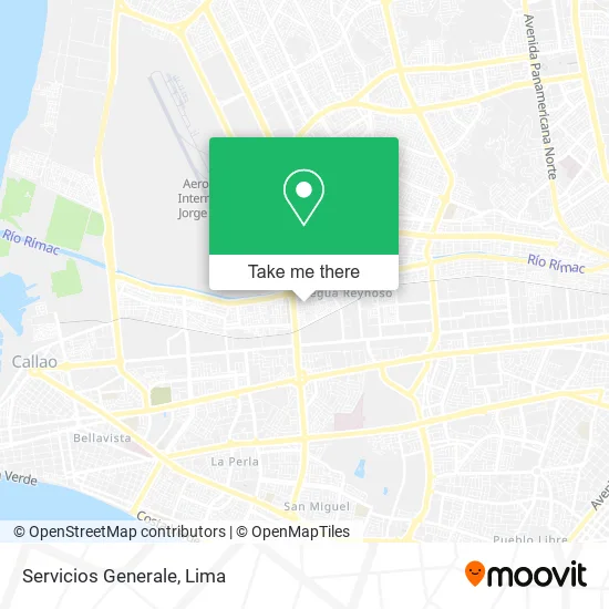 Servicios Generale map