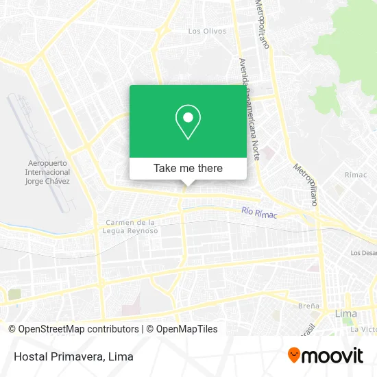 Hostal Primavera map