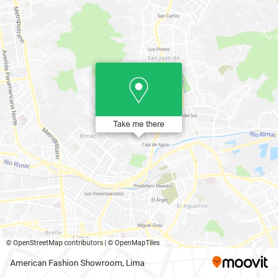 American Fashion Showroom map