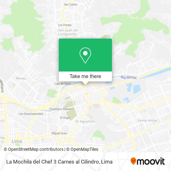 Mapa de La Mochila del Chef 3 Carnes al Cilindro