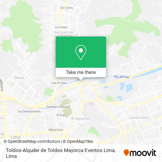 Toldos-Alquiler de Toldos Mayorca Eventos Lima map