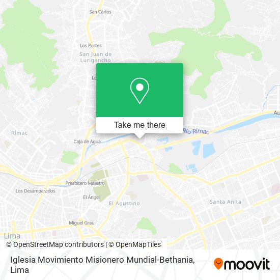 Iglesia Movimiento Misionero Mundial-Bethania map