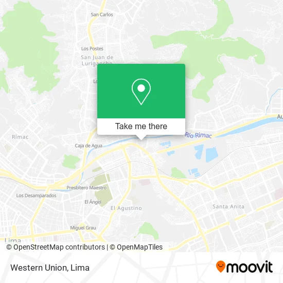 Western Union map