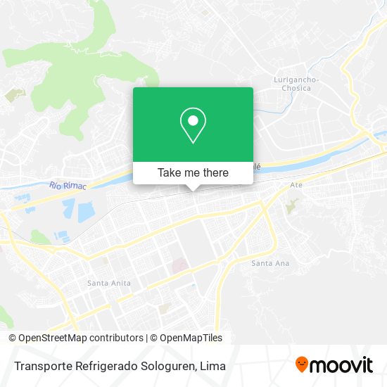 Transporte Refrigerado Sologuren map