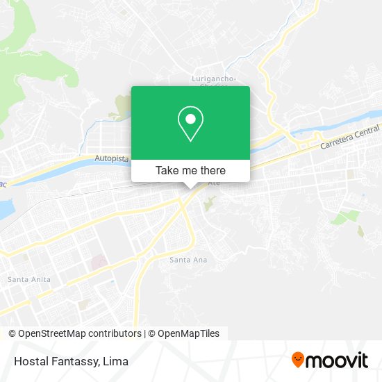 Mapa de Hostal Fantassy