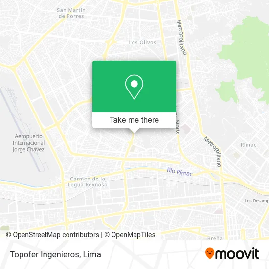 Topofer Ingenieros map