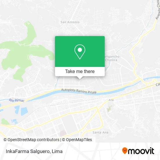 InkaFarma Salguero map