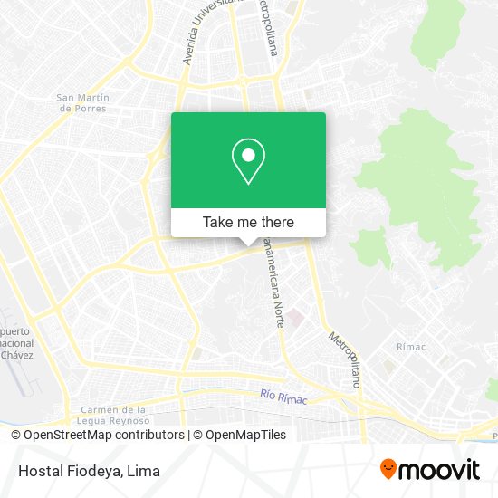 Mapa de Hostal Fiodeya