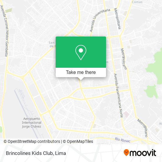 Mapa de Brincolines Kids Club