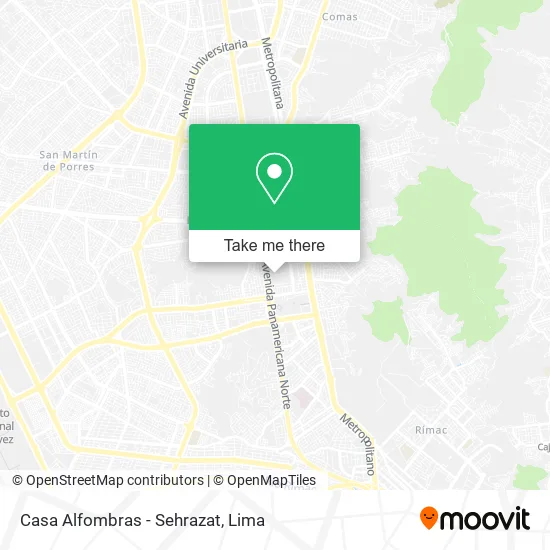 Mapa de Casa Alfombras - Sehrazat