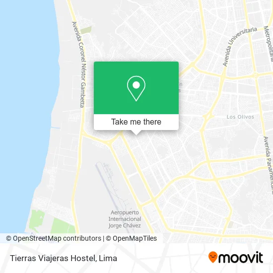 Tierras Viajeras Hostel map