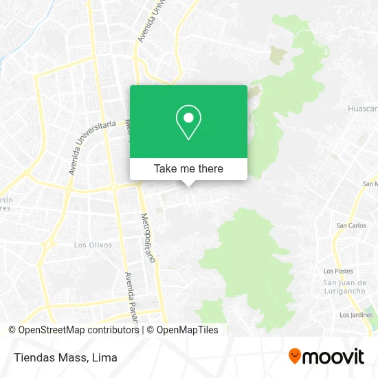 Tiendas Mass map