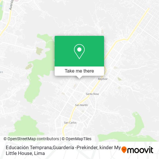 Educación Temprana,Guardería -Prekinder, kinder My Little House map
