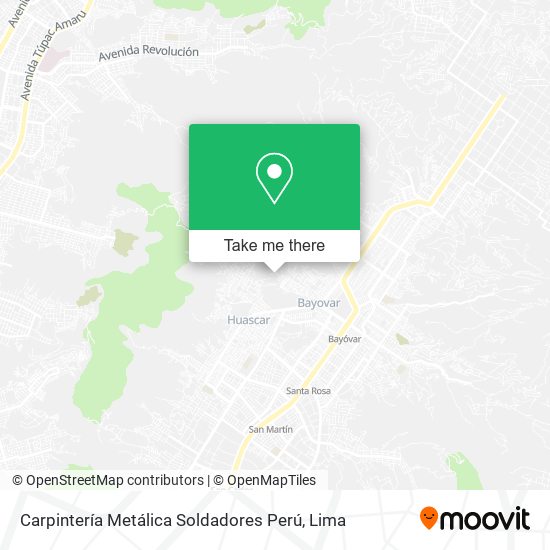 Carpintería Metálica Soldadores Perú map