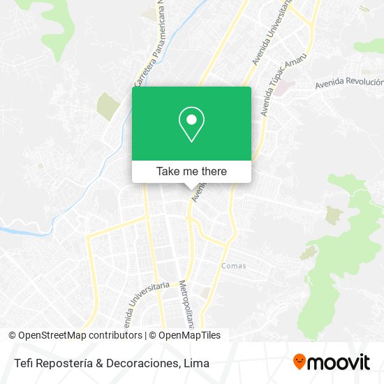 Tefi Repostería & Decoraciones map