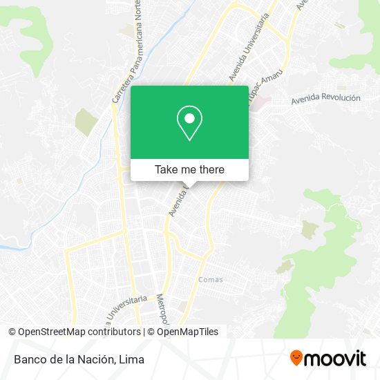 Banco de la Nación map