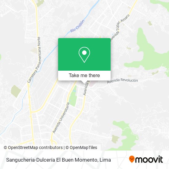 Mapa de Sangucheria-Dulcería El Buen Momento