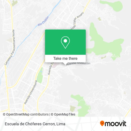 Mapa de Escuela de Chóferes Cerron