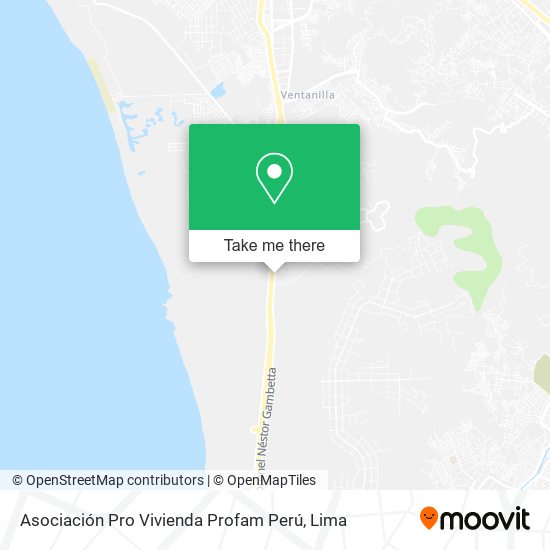 Asociación Pro Vivienda Profam Perú map