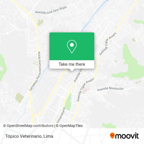 Tópico Veterinario map