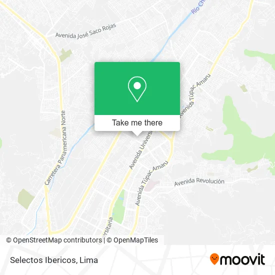 Selectos Ibericos map