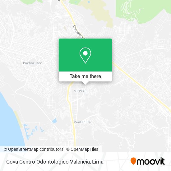 Cova Centro Odontológico Valencia map