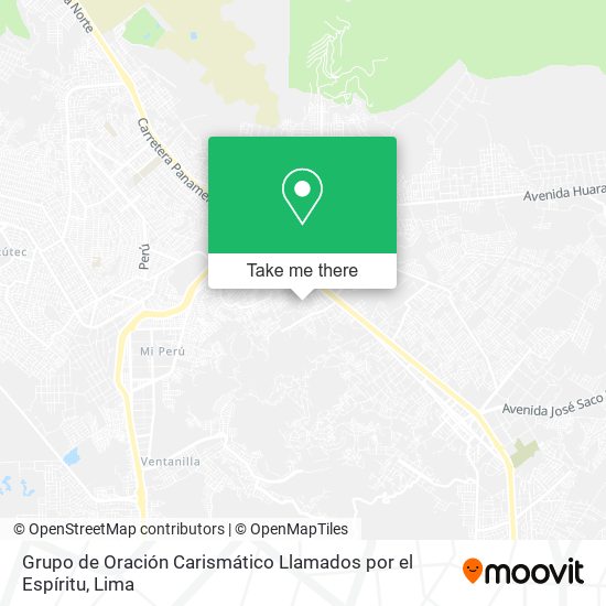 Grupo de Oración Carismático Llamados por el Espíritu map