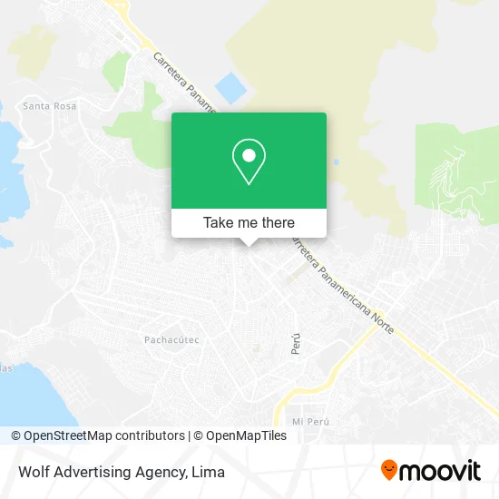 Wolf Advertising Agency map
