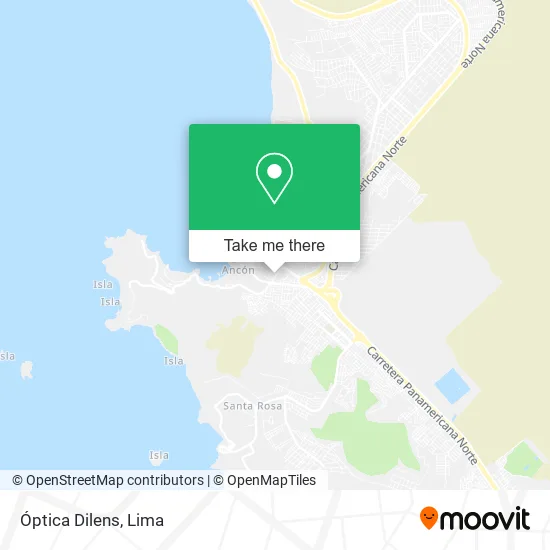 Óptica Dilens map