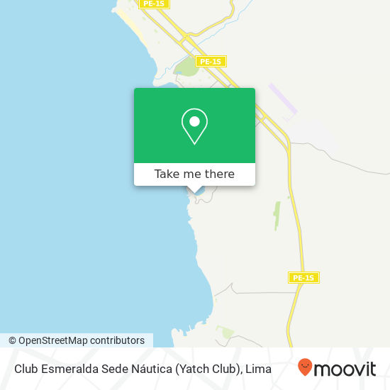 Club Esmeralda Sede Náutica (Yatch Club) map