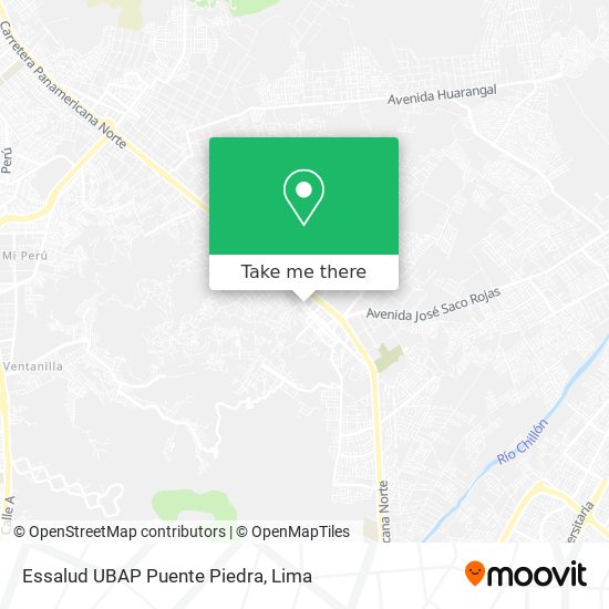 Mapa de Essalud UBAP Puente Piedra