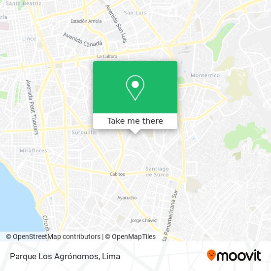 Mapa de Parque Los Agrónomos