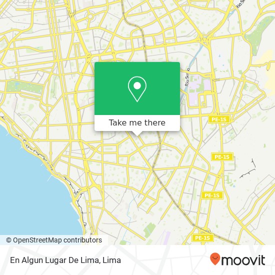 En Algun Lugar De Lima map