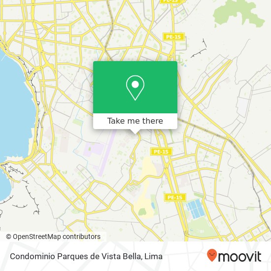 Mapa de Condominio Parques de Vista Bella