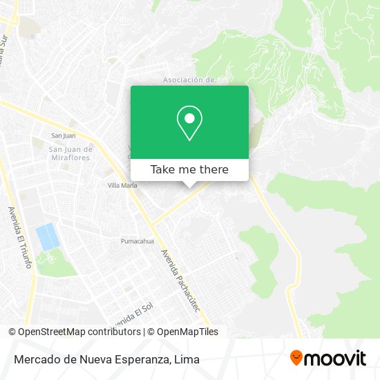 Mapa de Mercado de Nueva Esperanza