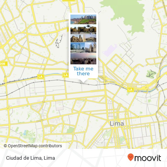 Ciudad de Lima map