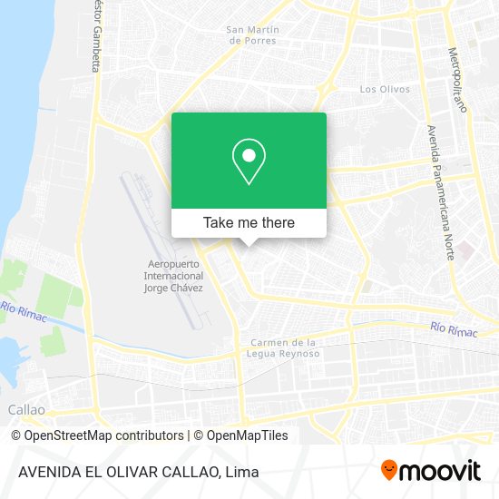 AVENIDA EL OLIVAR  CALLAO map