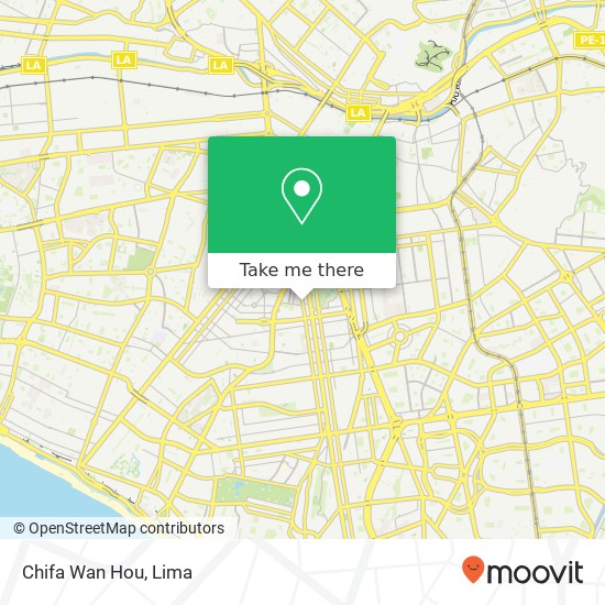 Chifa Wan Hou map