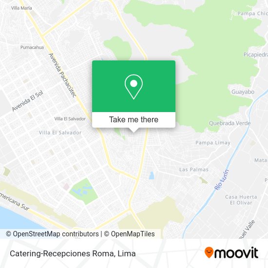 Catering-Recepciones Roma map