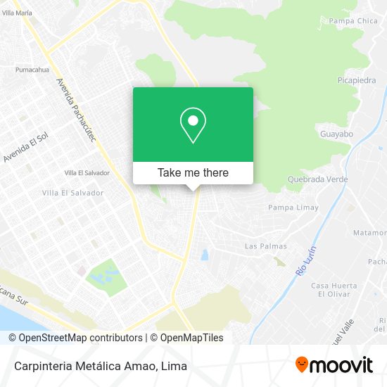 Carpinteria Metálica Amao map
