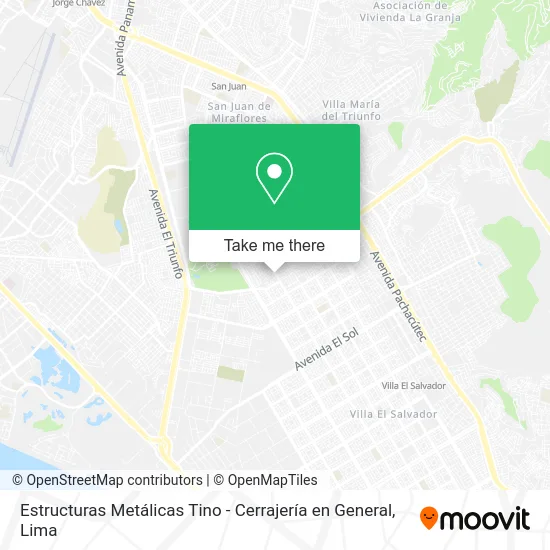 Estructuras Metálicas Tino - Cerrajería en General map