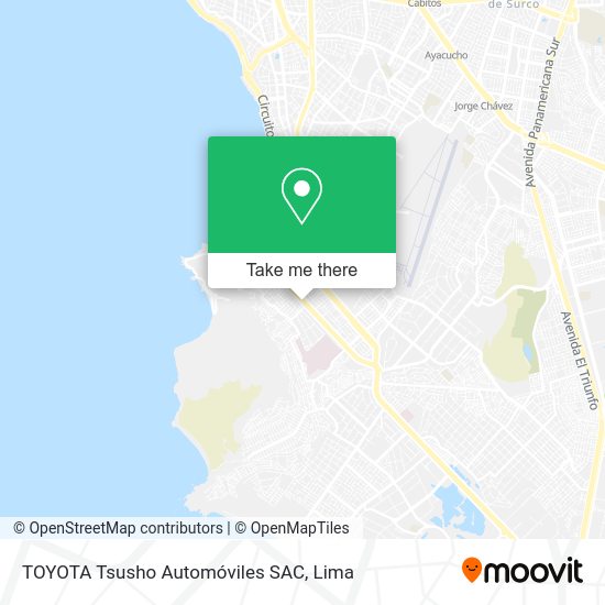 TOYOTA Tsusho Automóviles SAC map