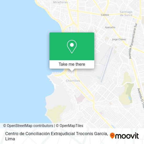 Centro de Conciliación Extrajudicial Troconis García map