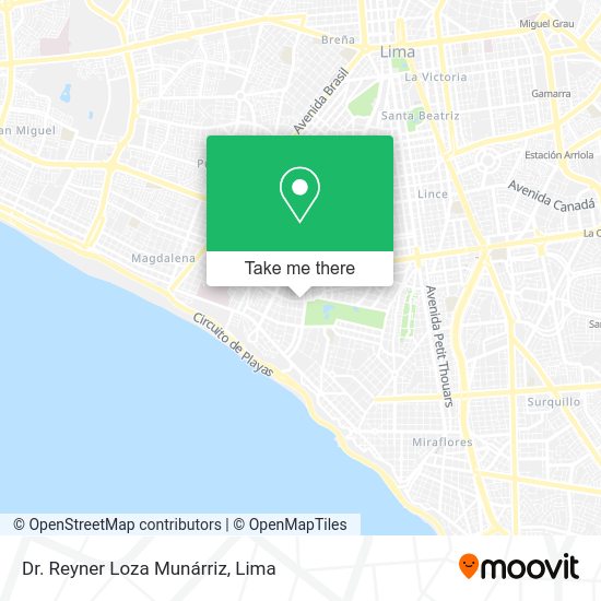 Dr. Reyner Loza Munárriz map
