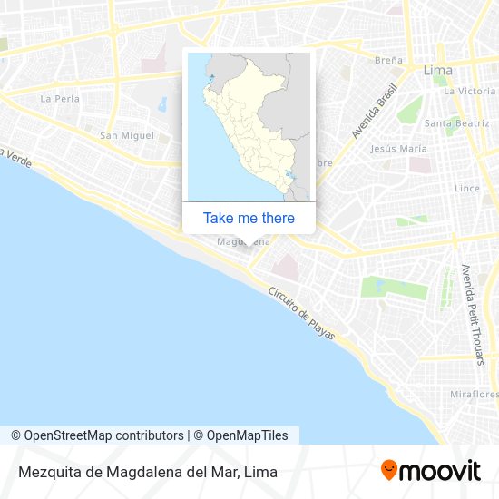 Mezquita de Magdalena del Mar map