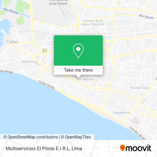 Multiservicios El Piloto E.I.R.L map