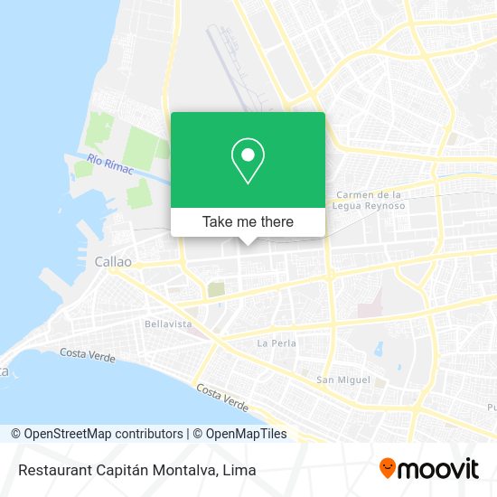 Mapa de Restaurant Capitán Montalva