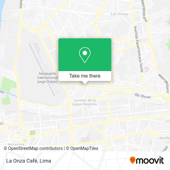Mapa de La Onza Café