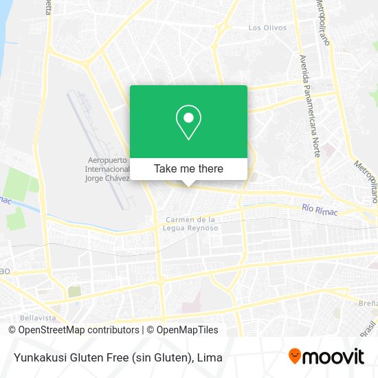 Yunkakusi Gluten Free (sin Gluten) map
